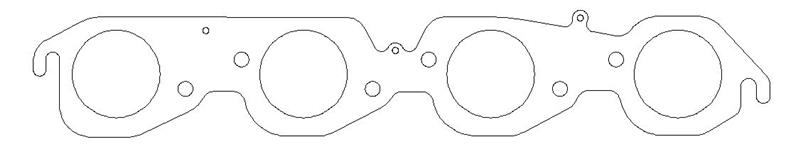 Cometic Gasket Cometic GM BBC 2.250in Round Port - 030in MLS Exhaust Gasket