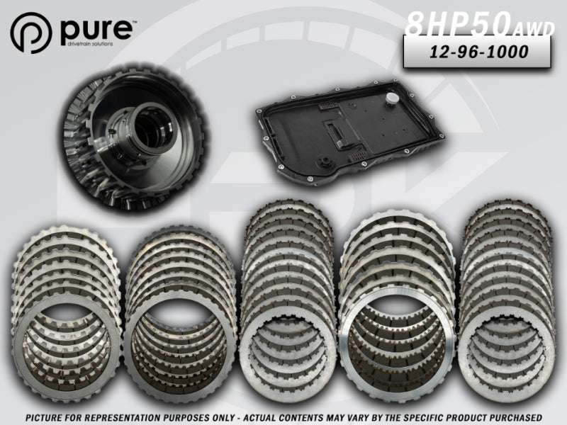 Pure Drivetrain Solutions Pure Drivetrain 8HP50 High Performance Transmission Hard Parts Kit - AWD - Stage 1