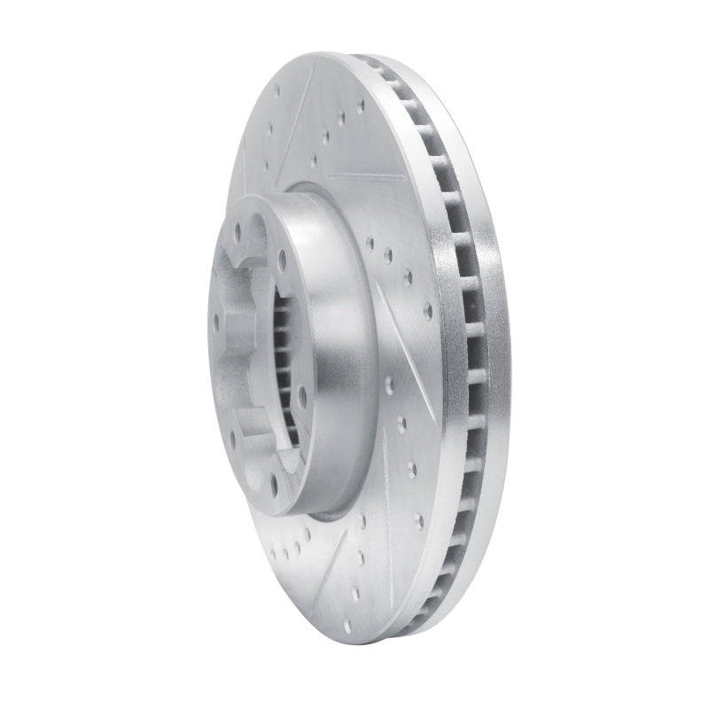 R1 Concepts R1 20-25 Ford Transit-150 Front Left Drilled & Slotted Silver Brake Rotor