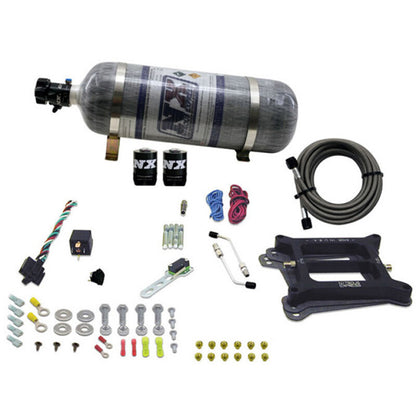 Nitrous Express 4150 4-BBL/Alcohol Nitrous Kit (50-300HP) w/Composite Bottle