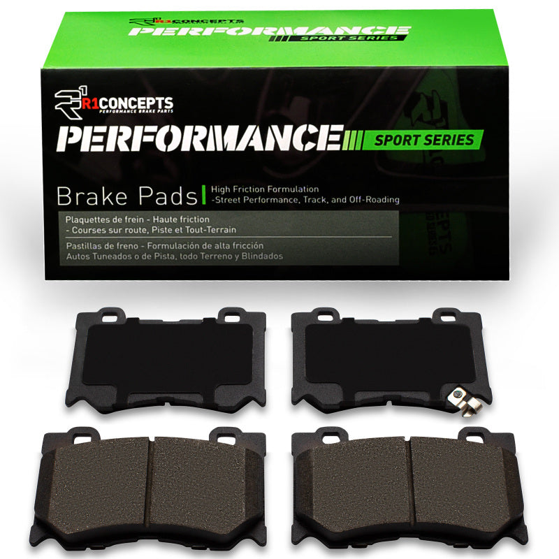 R1 Concepts R1 2008-2025 Infiniti M37 Front R1 Performance Sport Pads
