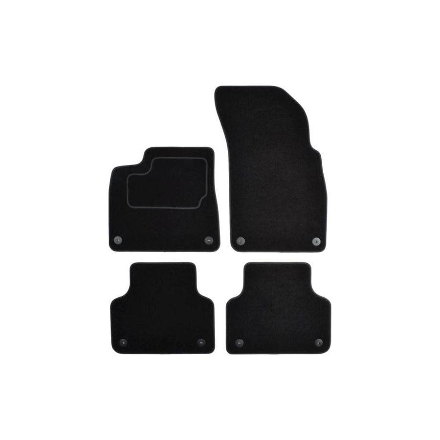 Custo Pol Aud260C Floor Mat Set for Audi Q8 (4Mn)