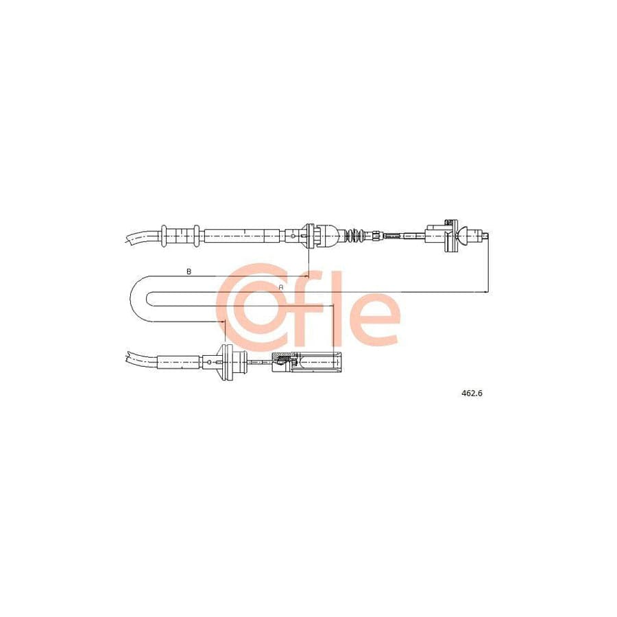 Cofle 462.6 Clutch Cable