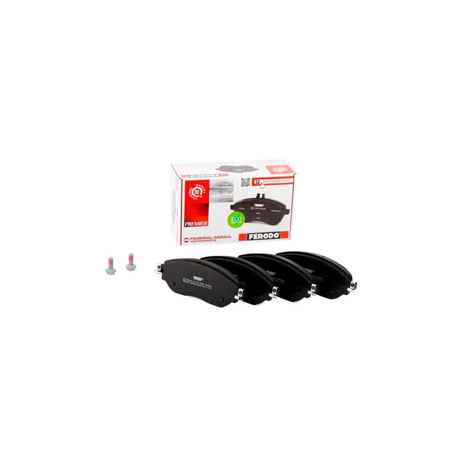 Ferodo FVR4840 Brake Pad Set Premier Eco Friction, Not Prepared for Wear Indicator, With Accessories