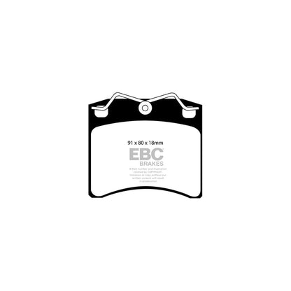 EBC PD40K1911 VW Caravelle Ultimax Pad & Plain Disc Kit - Girling/TRW Caliper 2 | ML Performance UK Car Parts