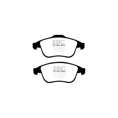 EBC PD13KF814 Renault Yellowstuff Front Brake Pad & GD Disc Kit - Girling/TRW Caliper (Inc. Scenic & Talisman) 2 | ML Performance UK Car Parts