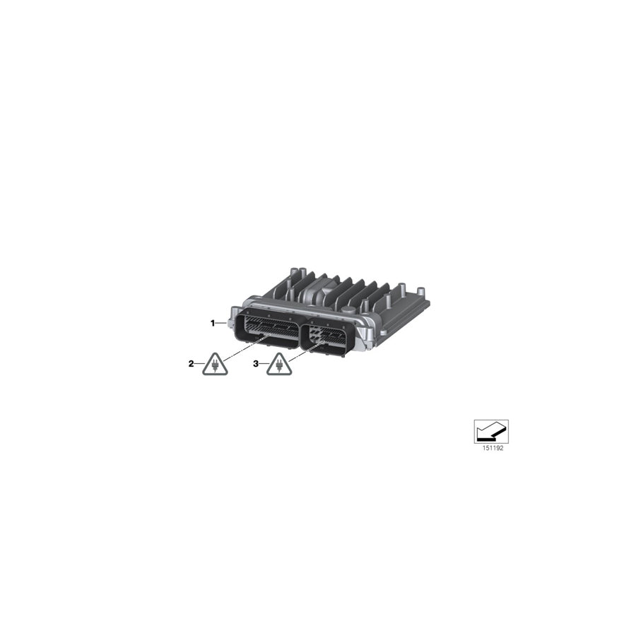Genuine BMW 12147839868 E85 E86 Exch. Basic Control Unit Dme MSS70 (Inc. Z4 M3.2)