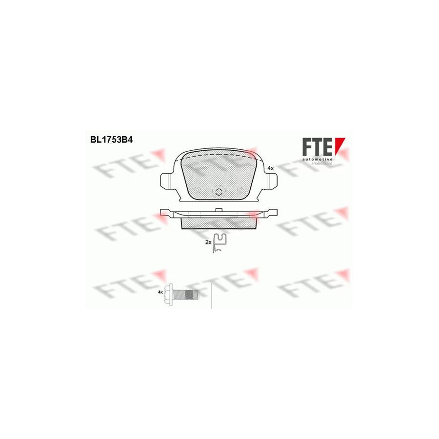 FTE Bl1753B4 Brake Pad Set