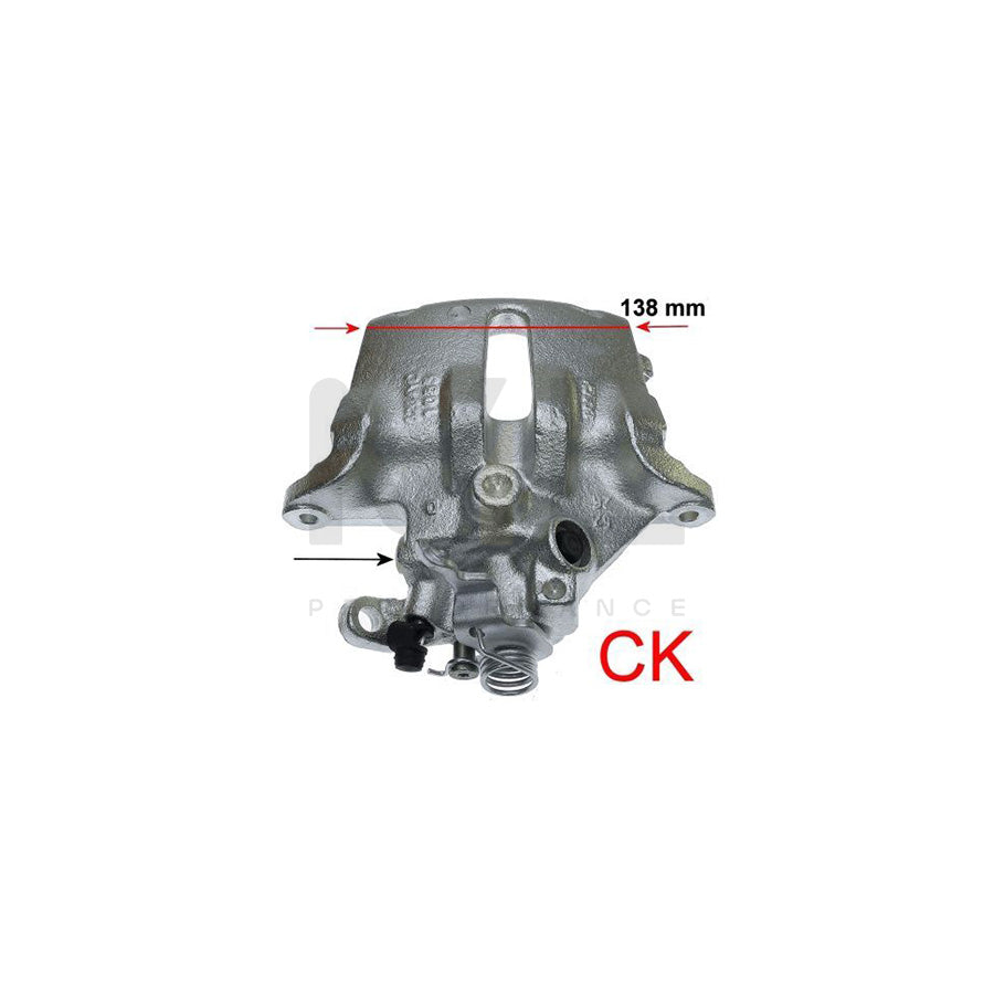 TEXTAR 38082100 Brake Caliper for CITRO?N C5 without holder