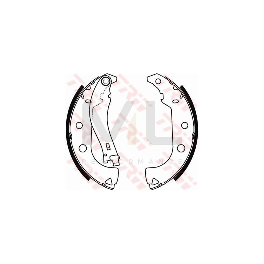 TRW GS8484 Brake Shoe Set