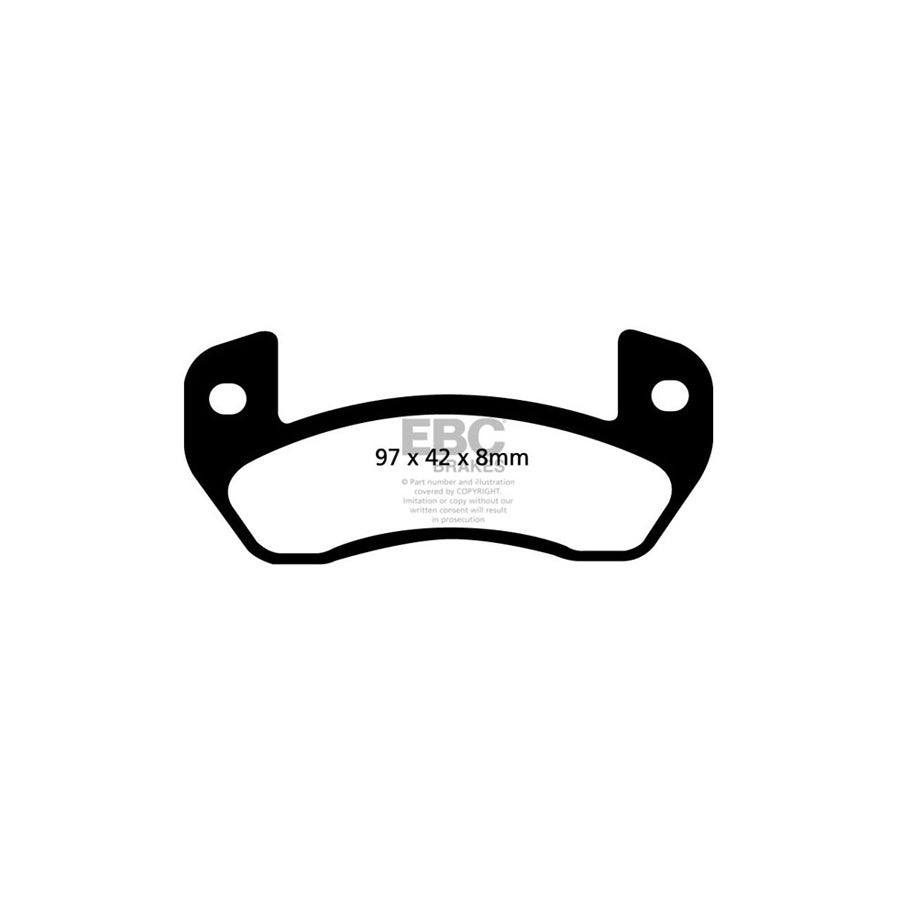 EBC DP849 Chatenet Ligier Piaggio Ultimax Rear Brake Pads 2 | ML Performance UK Car Parts