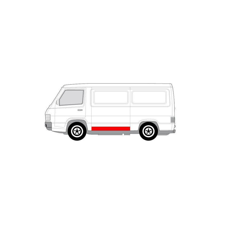 Blic 6505-06-3540011P Sidewall Suitable for Mercedes-Benz 100