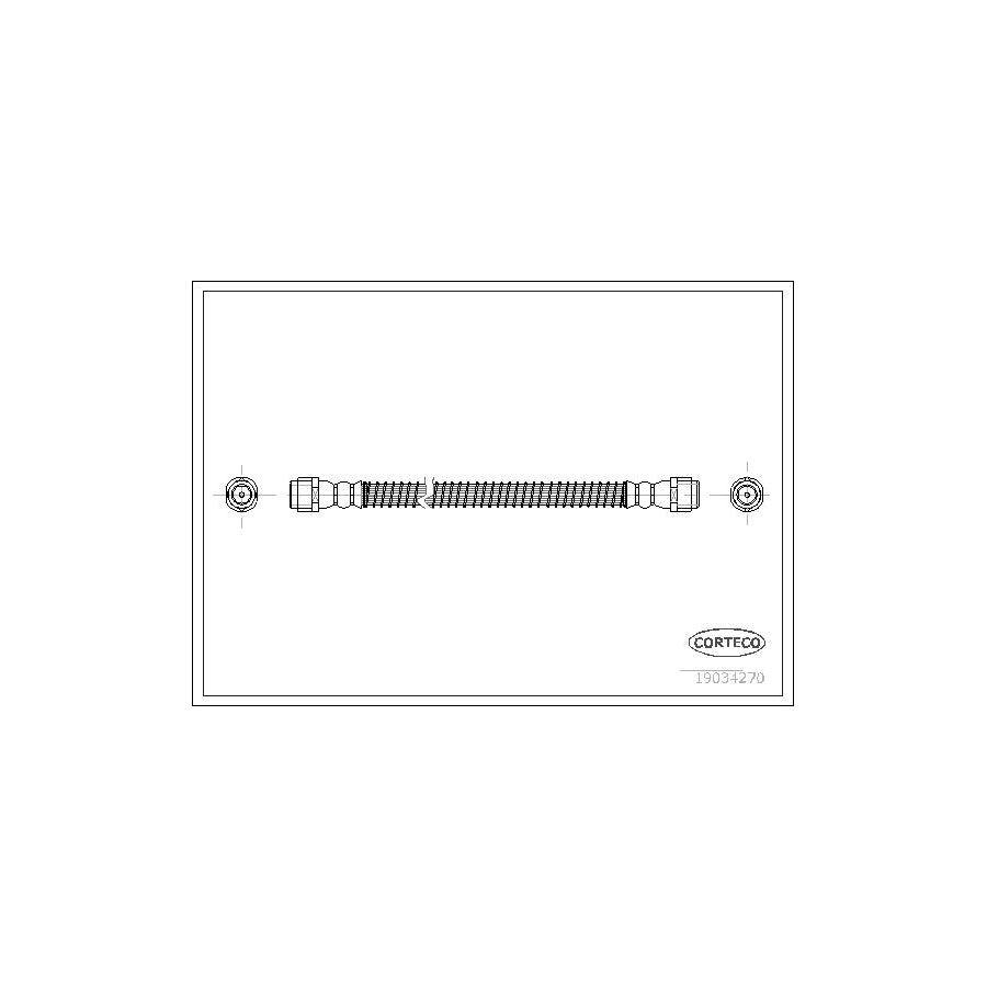 Corteco 19034270 Brake Hose