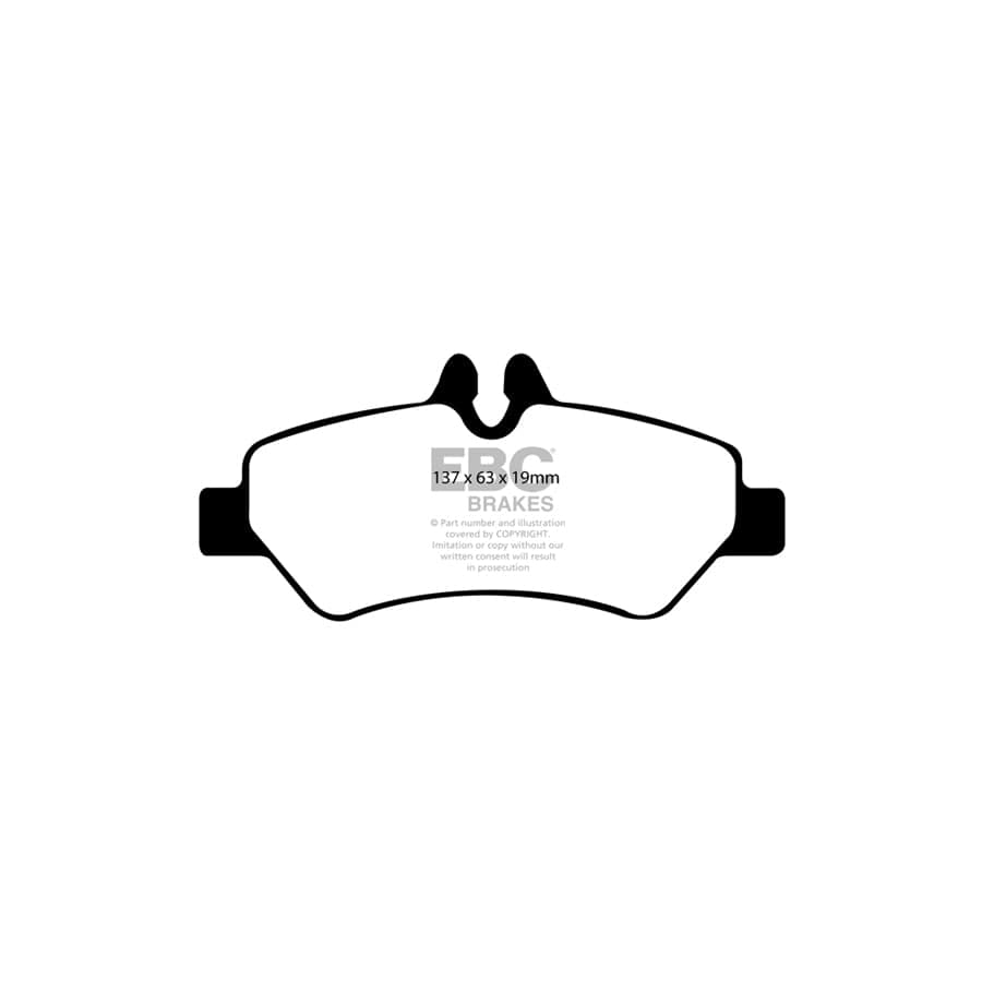 EBC PDKR993 Mercedes-Benz Sprinter Ultimax Rear Brake Pad & Plain Disc Kit - Brembo Caliper 2 | ML Performance UK Car Parts