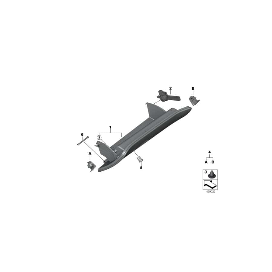 Genuine BMW 51169418885 G16 F93 F91 Quick-Release Axle (Inc. 840i, M8 & 840dX)