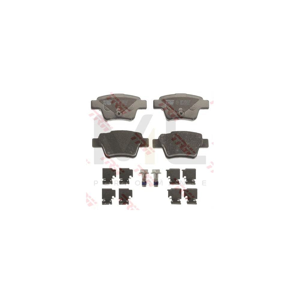 TRW Cotec Gdb1678 Brake Pad Set For Peugeot 207 Not Prepared For Wear Indicator, With Brake Caliper Screws, With Accessories