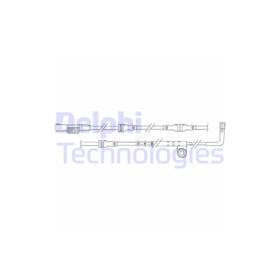 Delphi Lz0203 Warning Contact Set, Brake Pad Wear For Land Rover Range Rover Sport (L320)