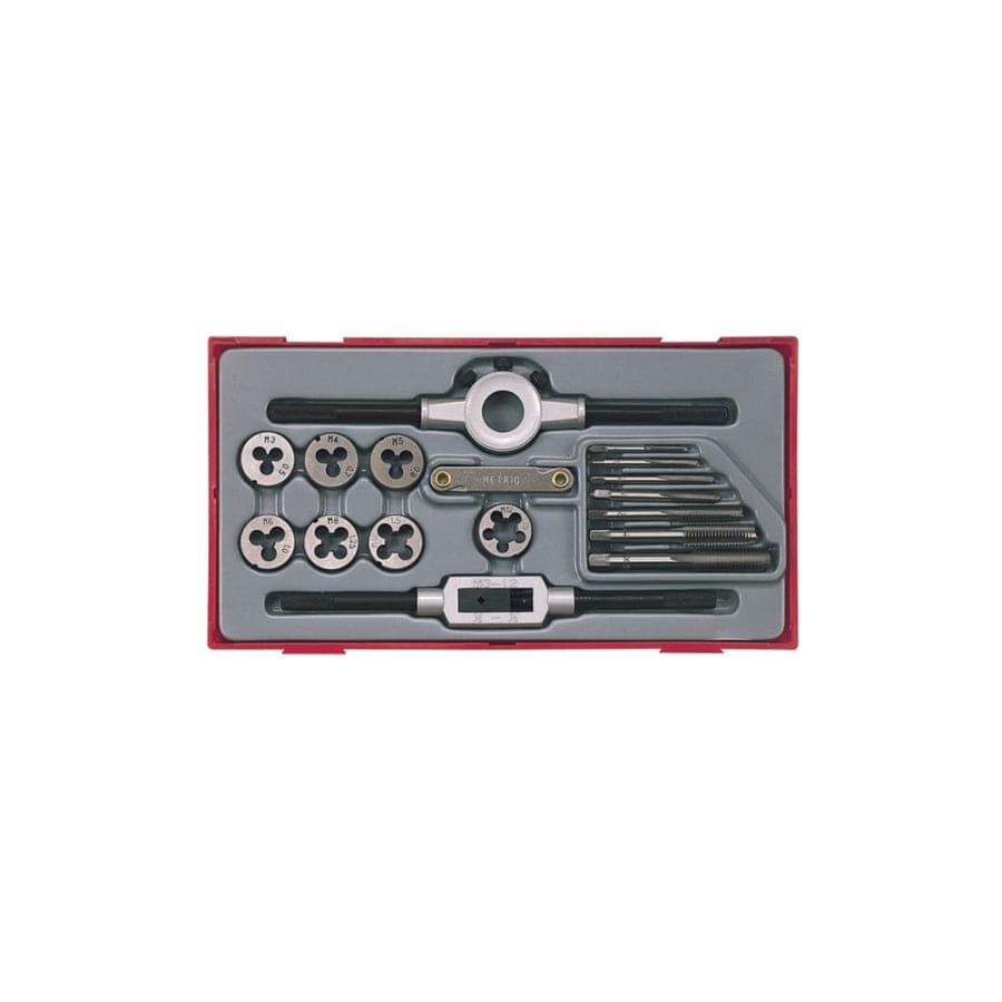 Teng TENTTTD17 TTTD17 Rethreading Tap & Die Set, 17 Piece