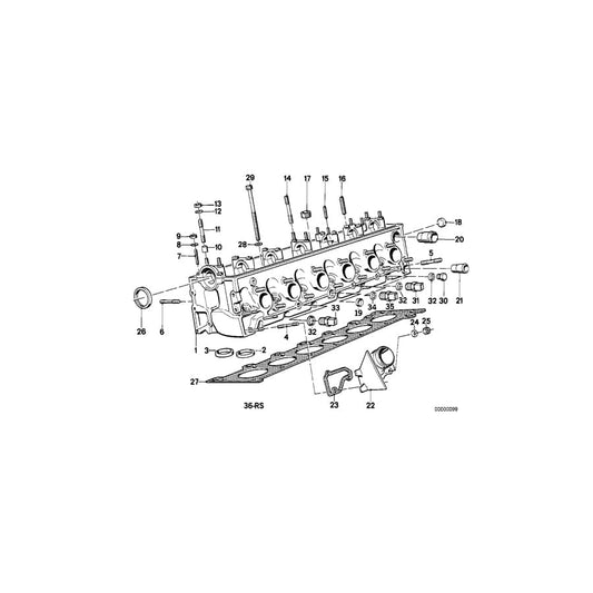 Genuine BMW 11122241452 E30 E34 Divider (Inc. 324td, 324d & 524td)