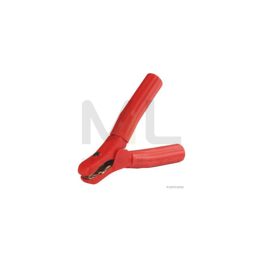 HERTH+BUSS ELPARTS 52289640 Crocodile clip with cast iron insert, with earth strap, with screw connection, Length: 170mm