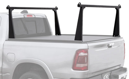 Access ADARAC Al Uprights 24in Vert Pro Kit (2 Uprights w/1 66in Cross Bar) Matte Black Truck Rack