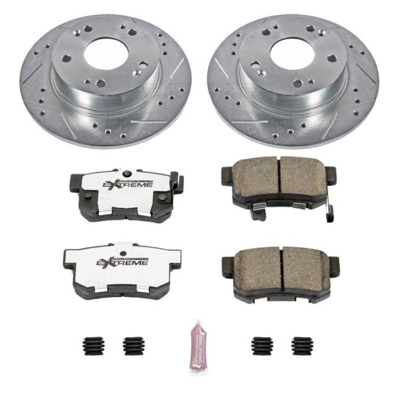 PowerStop Power Stop 04-08 Acura TSX Rear Z26 Street Warrior Brake Kit