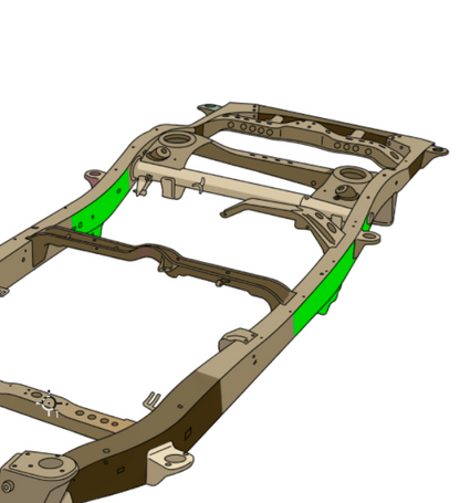 Rustbuster 01-07 Toyota Sequoia Mid Frame Section - Left