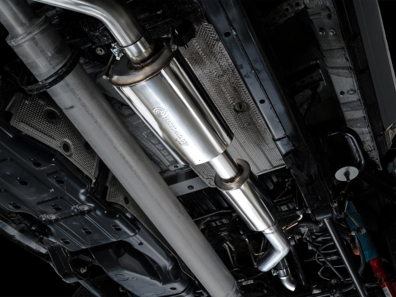 AWE Tuning Exhaust for 4th Gen Toyota Tacoma Dual Chrome Silver Tips