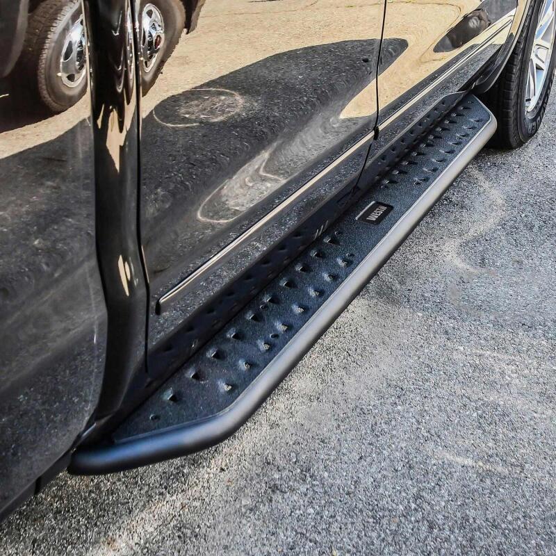 Westin 14-18 Chevrolet/GMC Silv/Seirra 1500 Double Cab Outlaw Nerf Step Bars - Textured Black