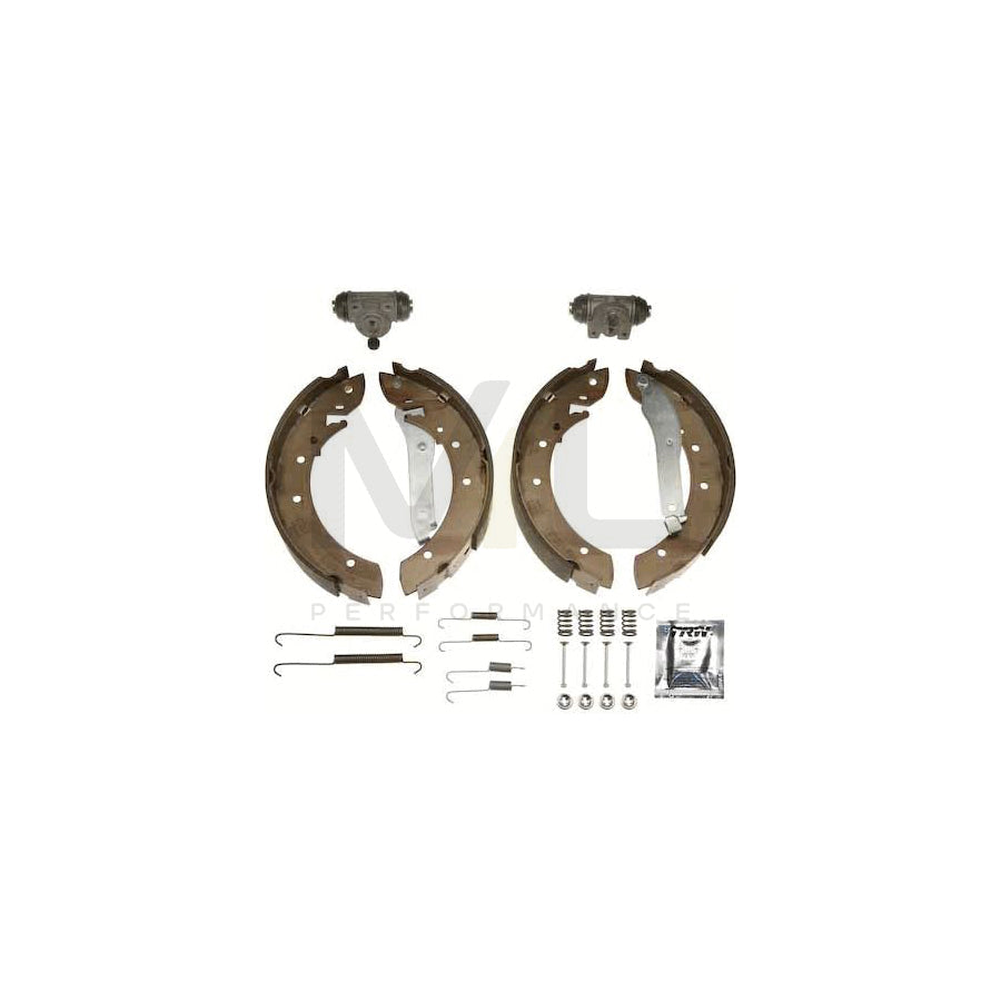TRW Brake Kit BK1234 Brake Shoe Set with wheel brake cylinder