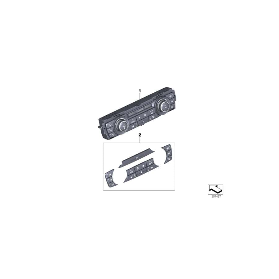 Genuine BMW 64119312722 F25 Control Unit, Automatic Air Cond.,High (Inc. X3)