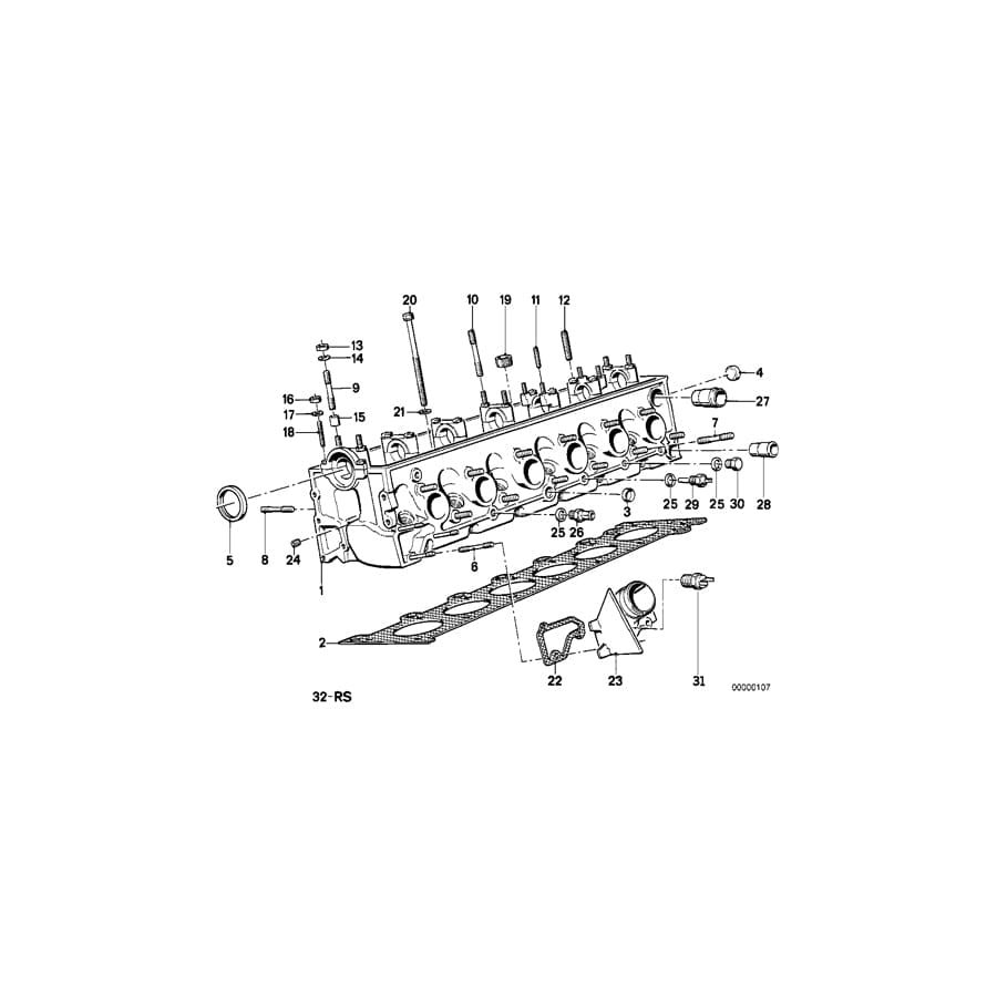 Genuine BMW 11122241065 E30 E28 Divider (Inc. 524d, 324d & 524td)