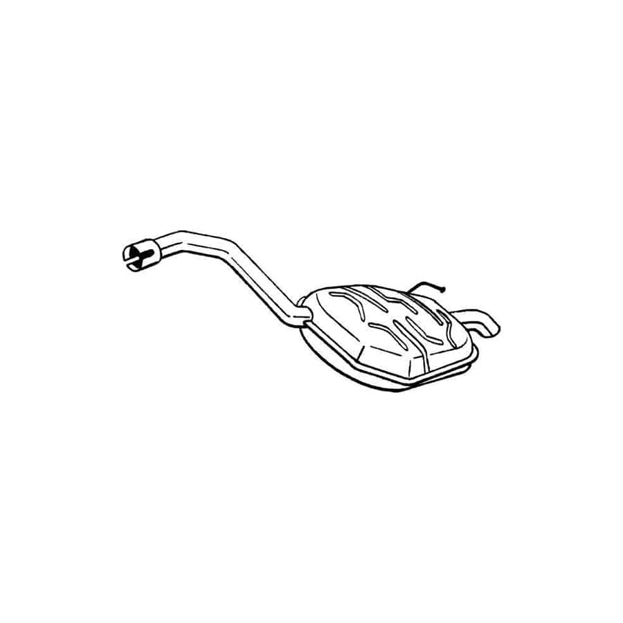 Bosal 154-635 Rear Silencer
