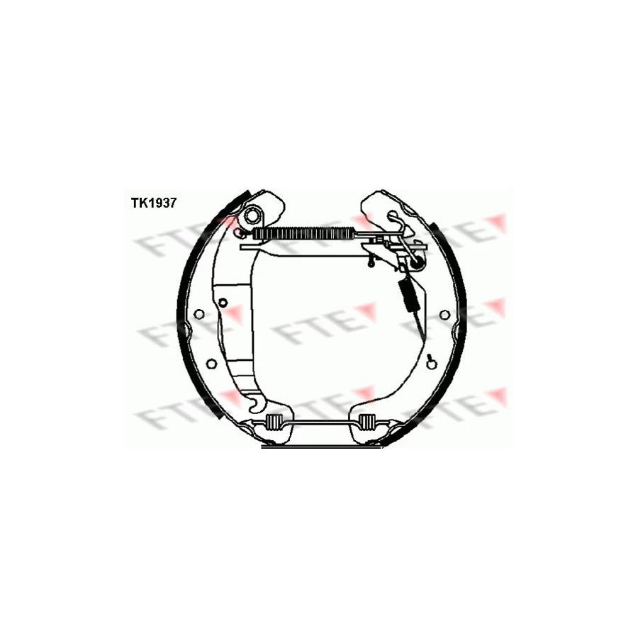 FTE Tk1937 Brake Shoe Set