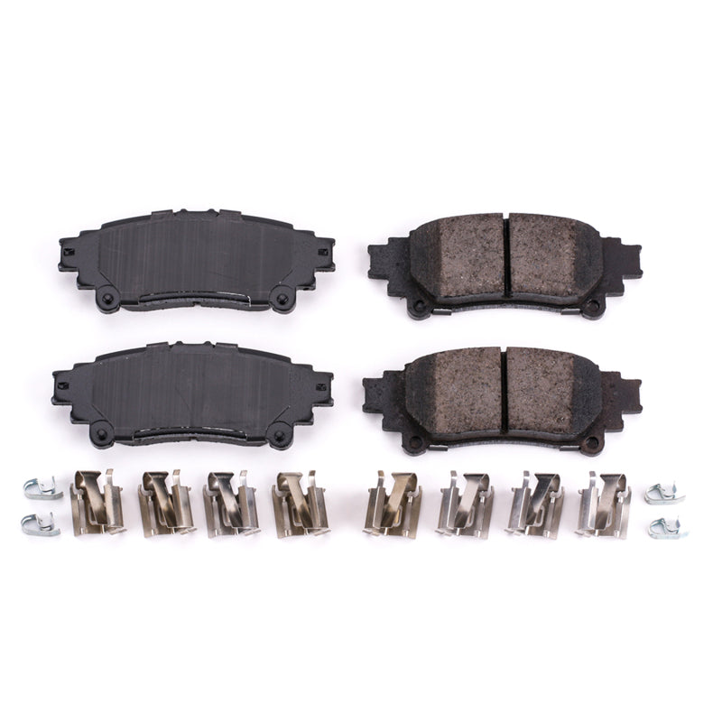 PowerStop Power Stop 10-15 Lexus RX350 Rear Z17 Evolution Ceramic Brake Pads w/Hardware
