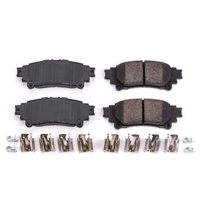 PowerStop Power Stop 10-15 Lexus RX350 Rear Z17 Evolution Ceramic Brake Pads w/Hardware