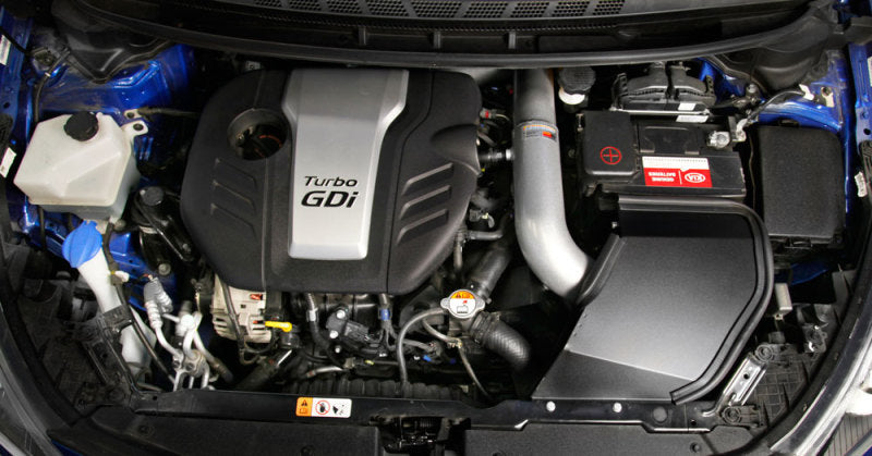 K&N Engineering K&N 14-16 Kia Forte Coup L4-1.6L F/I Silver Typhoon Short Ram Intake