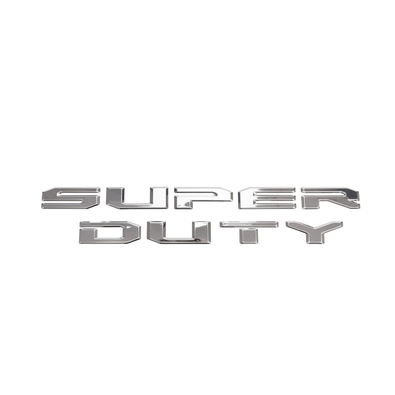 Putco 17-19 Ford SUPERDUTY Letters (Stamped/Stainless Steel) Tailgate/Rear