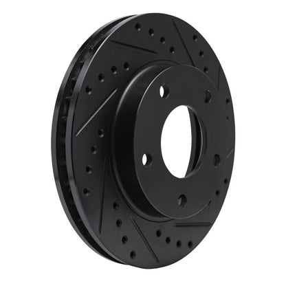 R1 Concepts R1 69-78 Cadillac Eldorado Rear/Front Right Drilled & Slotted Black Brake Rotor