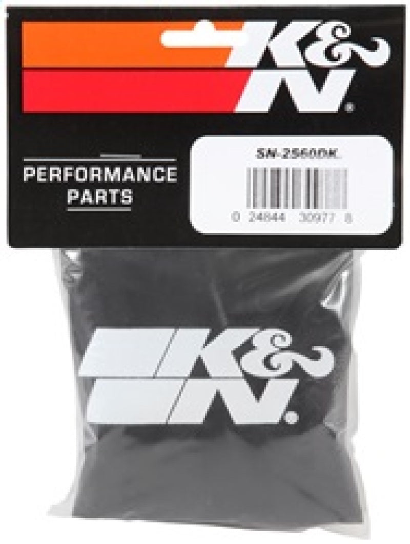 K&N Engineering K&N Filter Wrap Drycharger Oval Tapered Black - 3.25in Base I/S Width x 2.5in Top I/S Width x 7in H