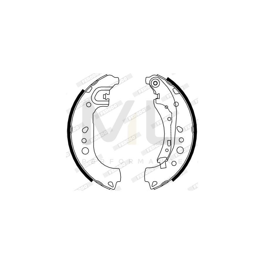Ferodo FSB4313 Brake Shoe Set