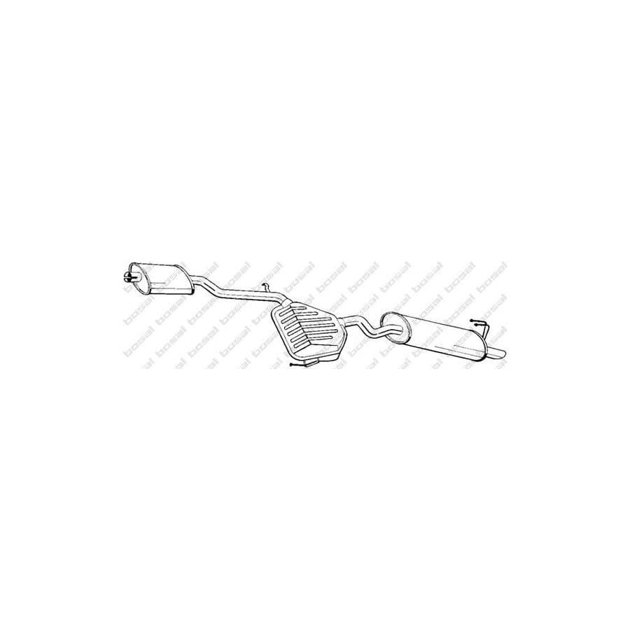 Bosal 291-235 Rear Silencer for Fiat Marea