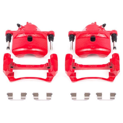 PowerStop Power Stop 98-02 Honda Accord Front Red Calipers w/Brackets - Pair