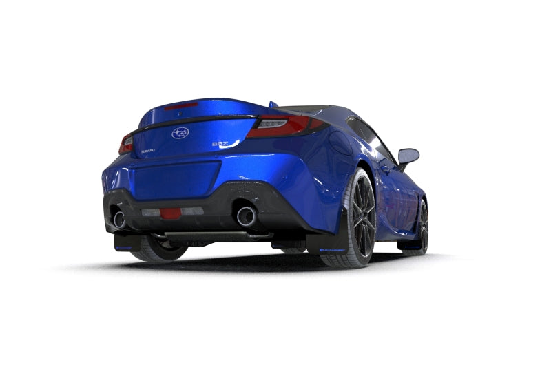 Rally Armor 22-26 Subaru BRZ / Toyota GR86 Black UR Mud Flap w/Blue Logo