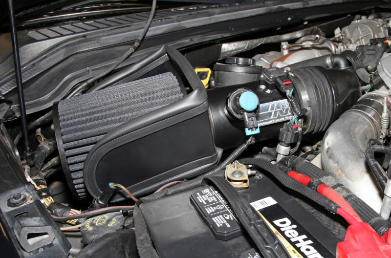 K&N Engineering K&N 08-10 Ford F250/F350/F450/F550 Super Duty 6.4L V8 DSL Black Performance Intake Kit