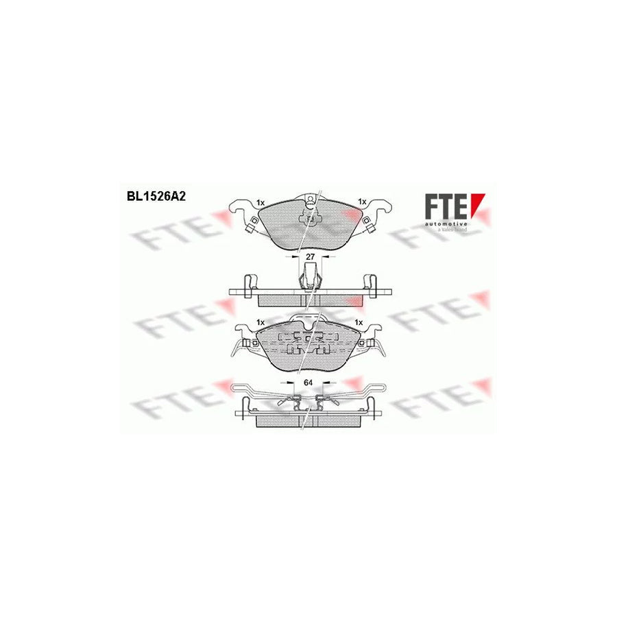FTE 9010233 Brake Pad Set
