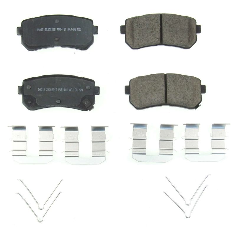 PowerStop Power Stop 18-19 Hyundai Kona Rear Z17 Evolution Ceramic Brake Pads w/Hardware