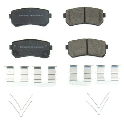 PowerStop Power Stop 18-19 Hyundai Kona Rear Z17 Evolution Ceramic Brake Pads w/Hardware
