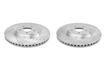 PowerStop Power Stop 21-25 Hyundai Sonata Front Drilled & Slotted Rotor - Pair