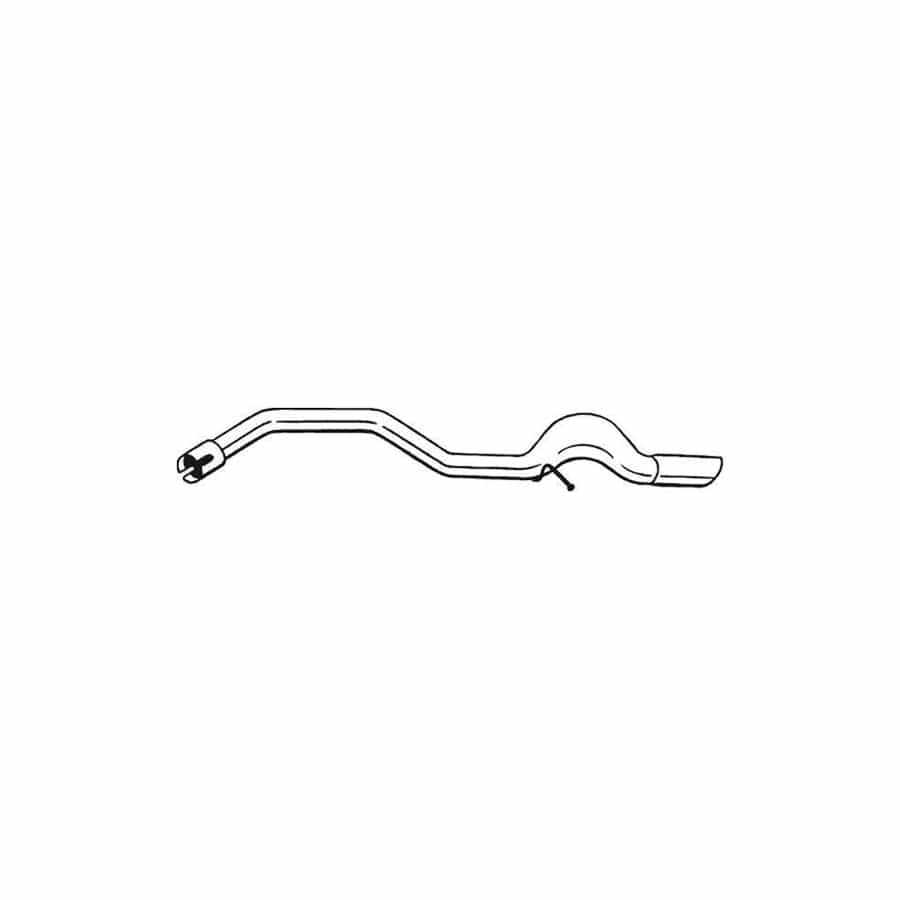 Bosal 850-019 Exhaust Pipe Suitable for Mercedes-Benz B-Class (W245)